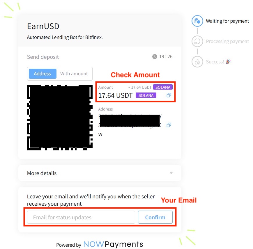 NOWPayments step 2